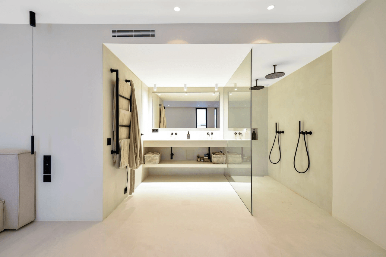 Baño de villa en ibiza