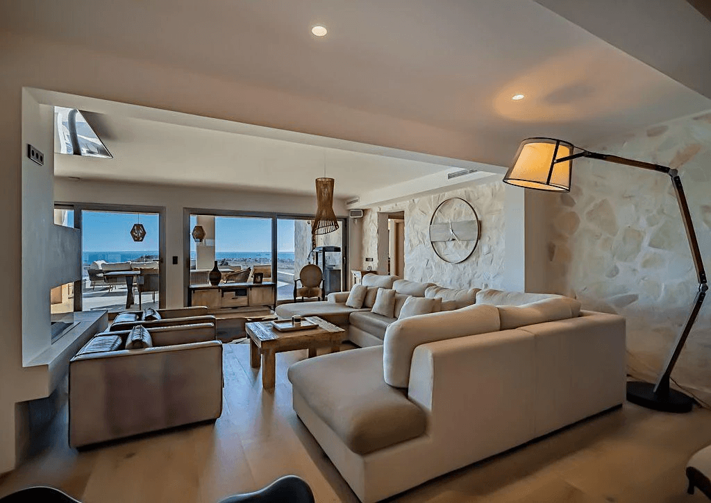 Villa de lujo excepcional con vistas panorámicas en Jesús, Ibiza