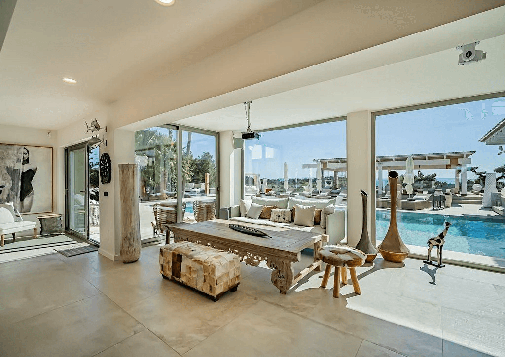 Villa de lujo excepcional con vistas panorámicas en Jesús, Ibiza