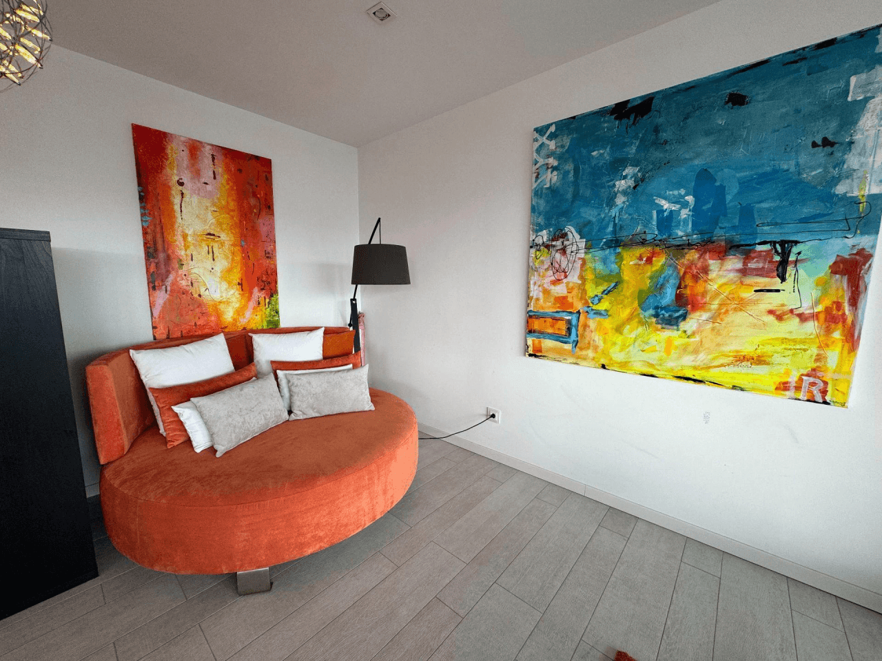 Piso moderno con terraza en complejo residencial, Botafoch