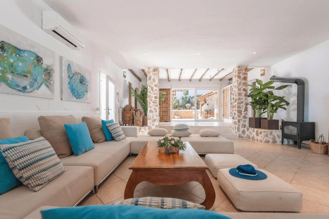 Villa con vistas al mar en Port Des Torrent