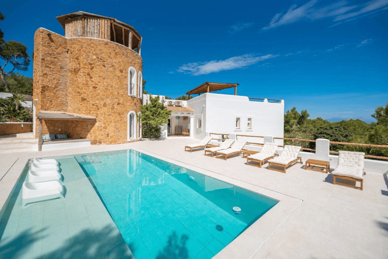 Villa con vistas al mar en Port Des Torrent
