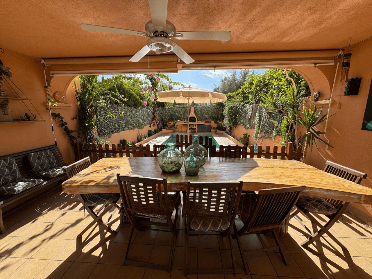 Acogedor chalet con piscina en Can Misses - Alquiler de temporada