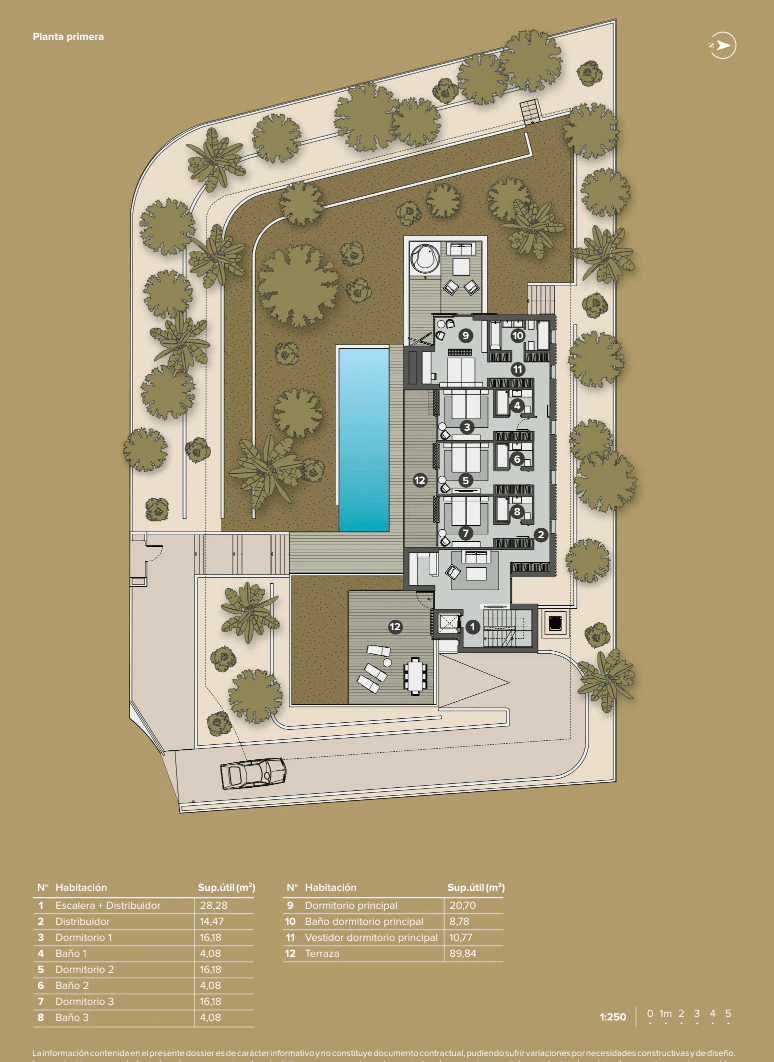 Exclusiva villa de obra nueva con vistas