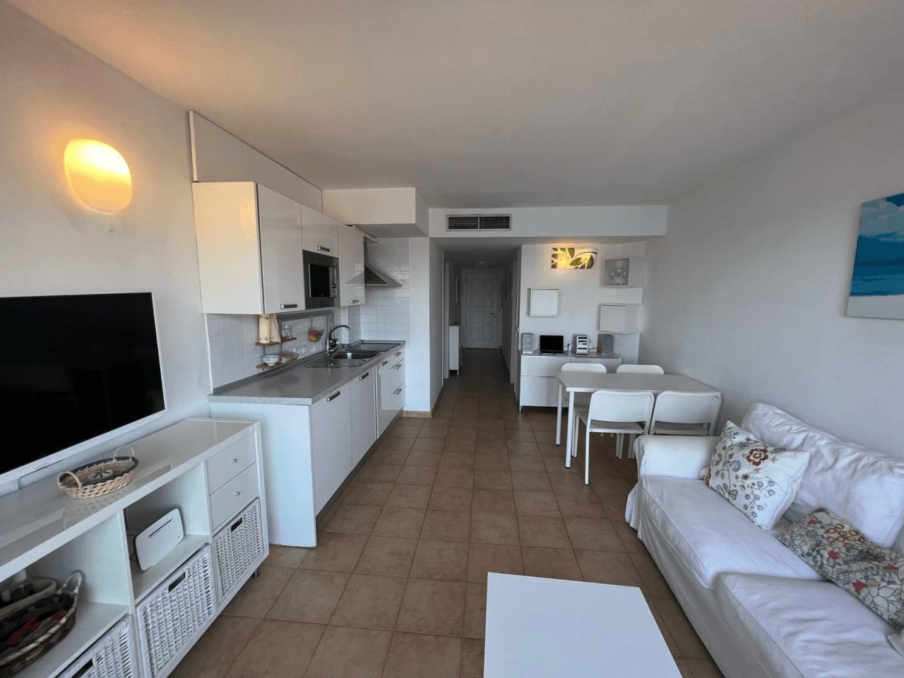 Apartamento con balcón y vistas en Es Canar, Santa Eulalia