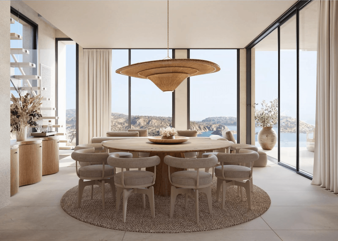 Espectacular villa de obra nueva con vistas abiertas al mar en venta en urbanización privada