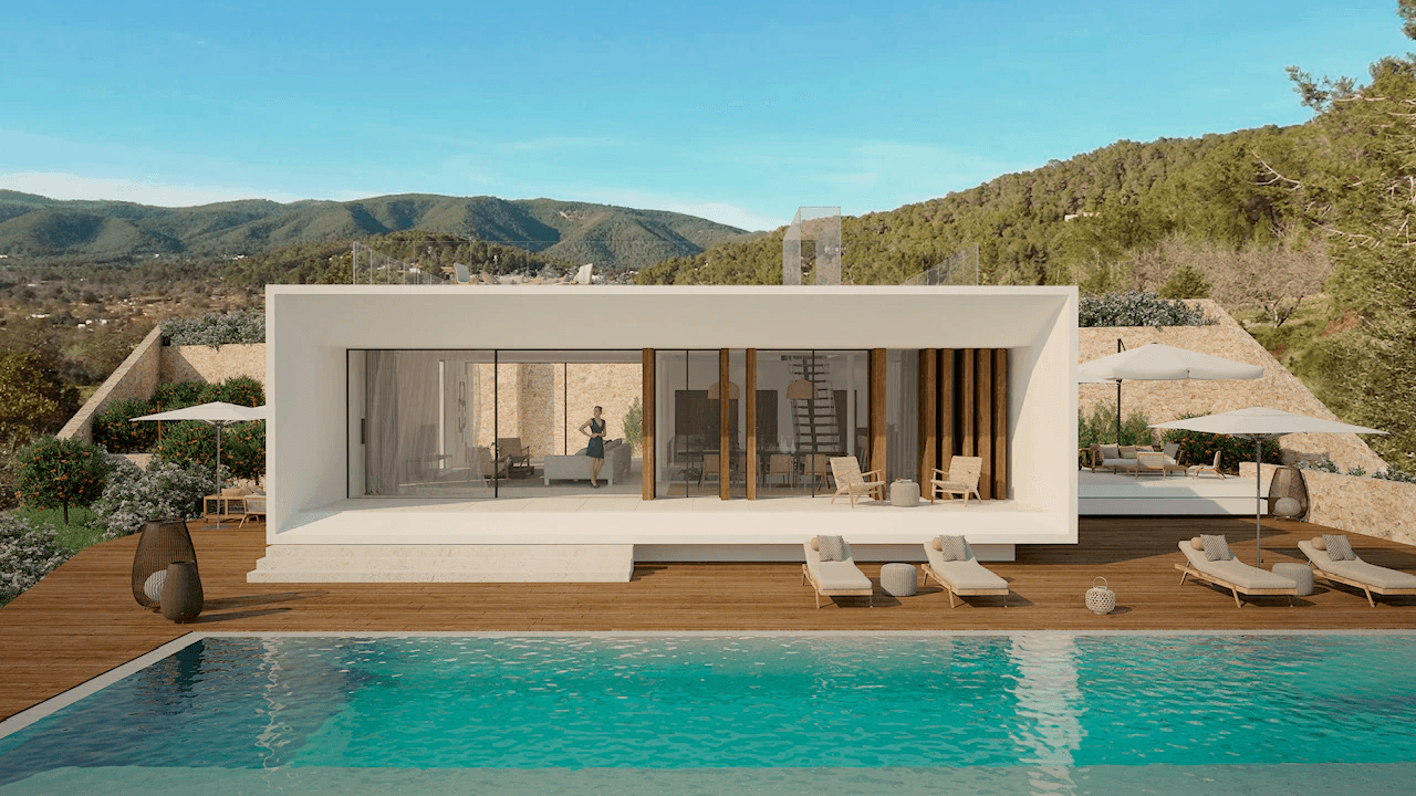 Villa de obra nueva en venta en Roca Llisa con vistas a la naturaleza