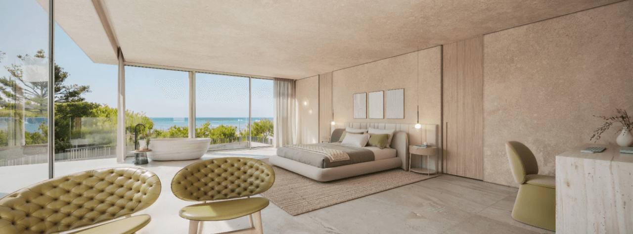 Villa ultra exclusiva en construcción en Vista Alegre con vistas panorámicas al mar