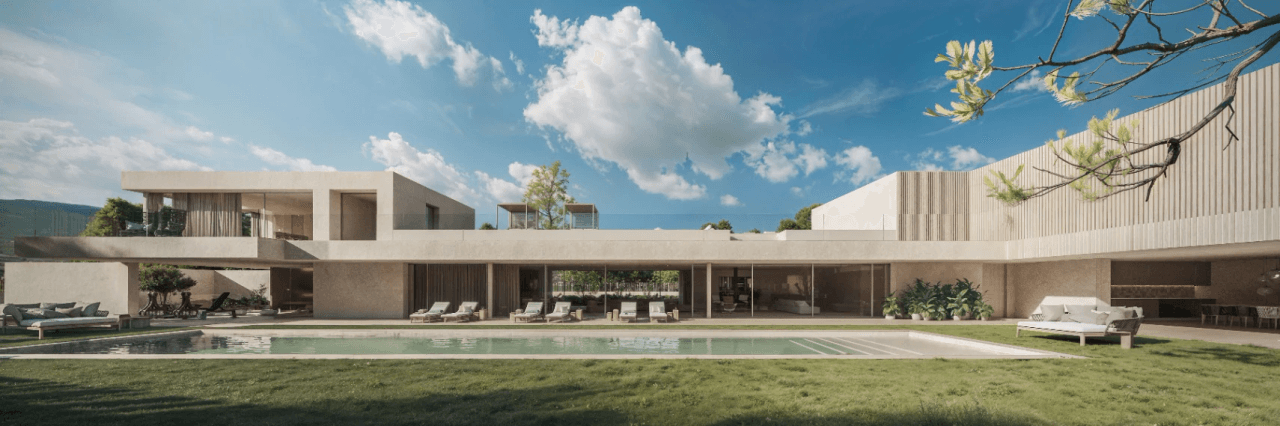Villa ultra exclusiva en construcción en Vista Alegre con vistas panorámicas al mar