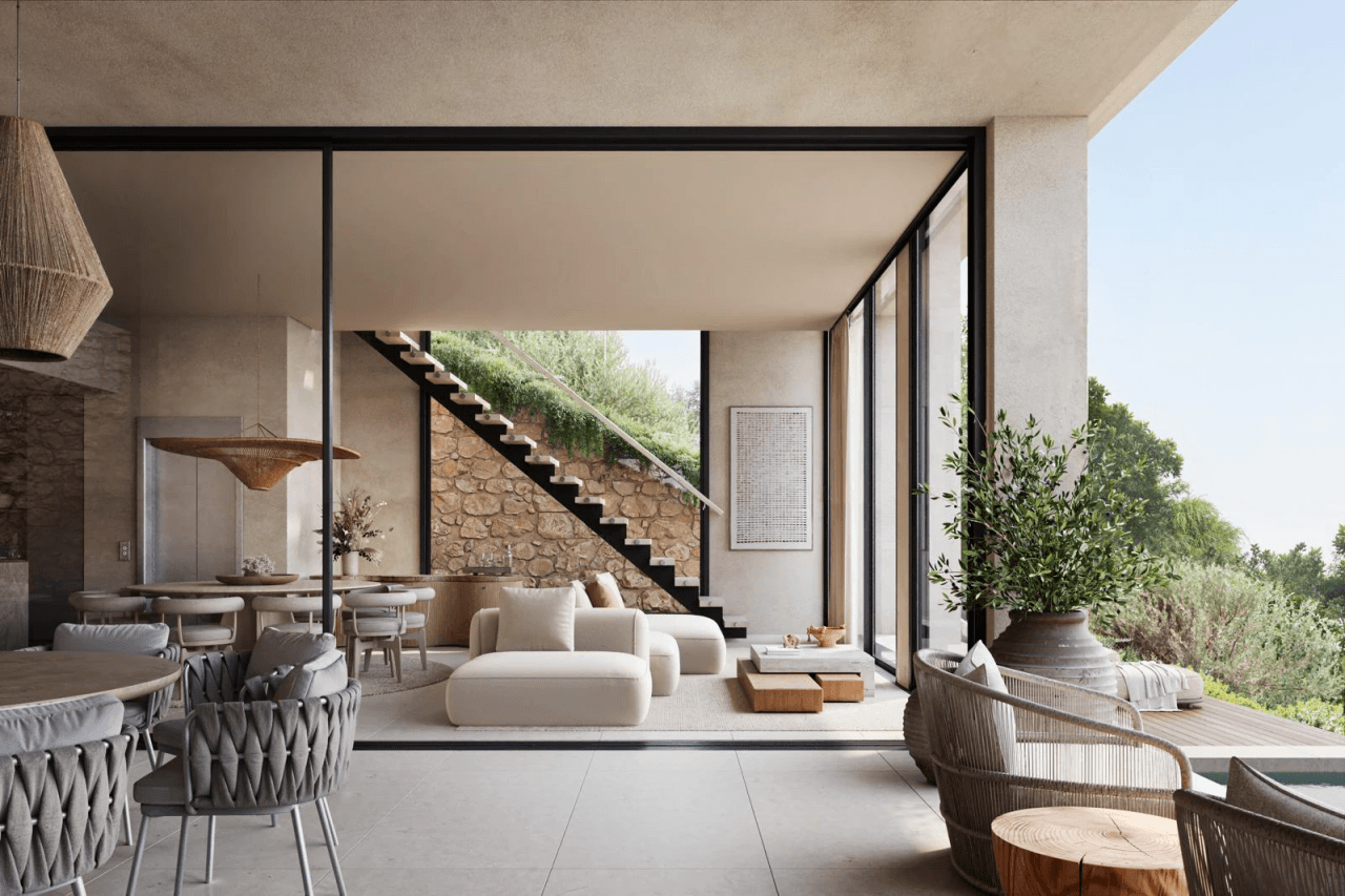 Espectacular villa de obra nueva con vistas abiertas al mar en venta en urbanización privada