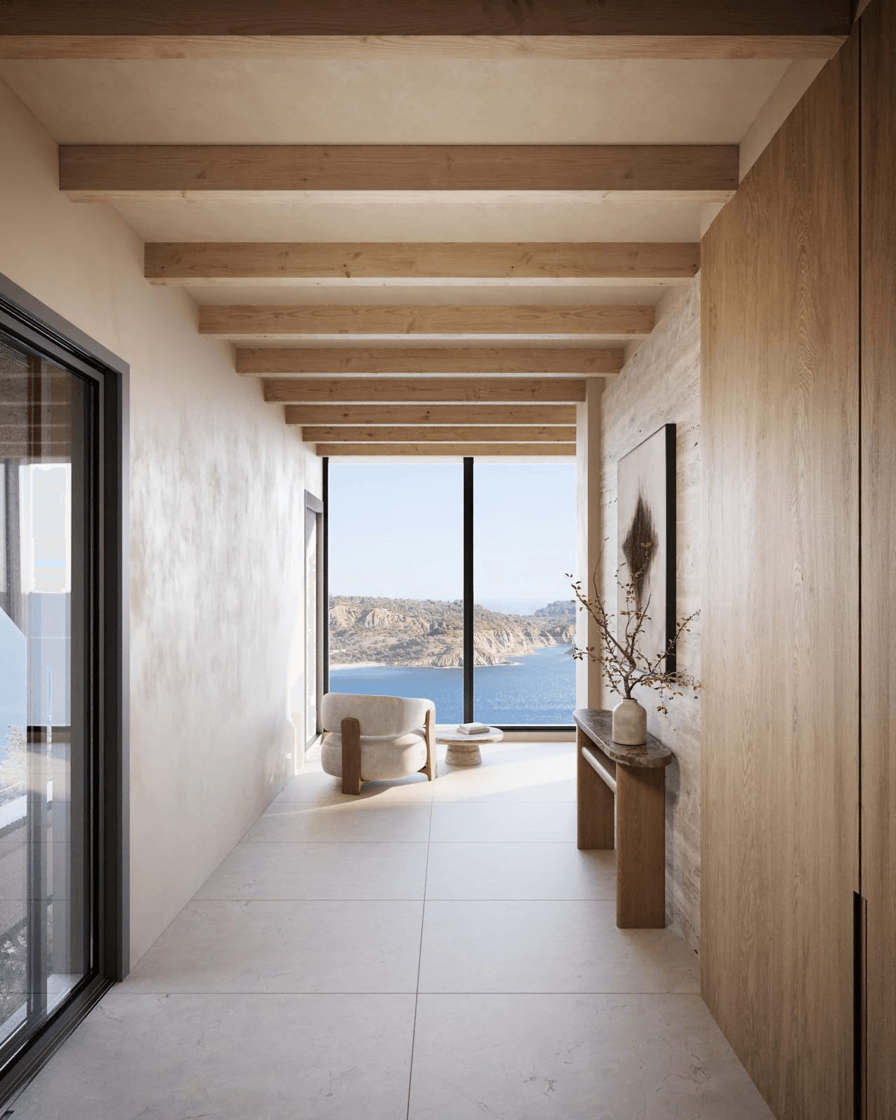 Espectacular villa de obra nueva con vistas abiertas al mar en venta en urbanización privada