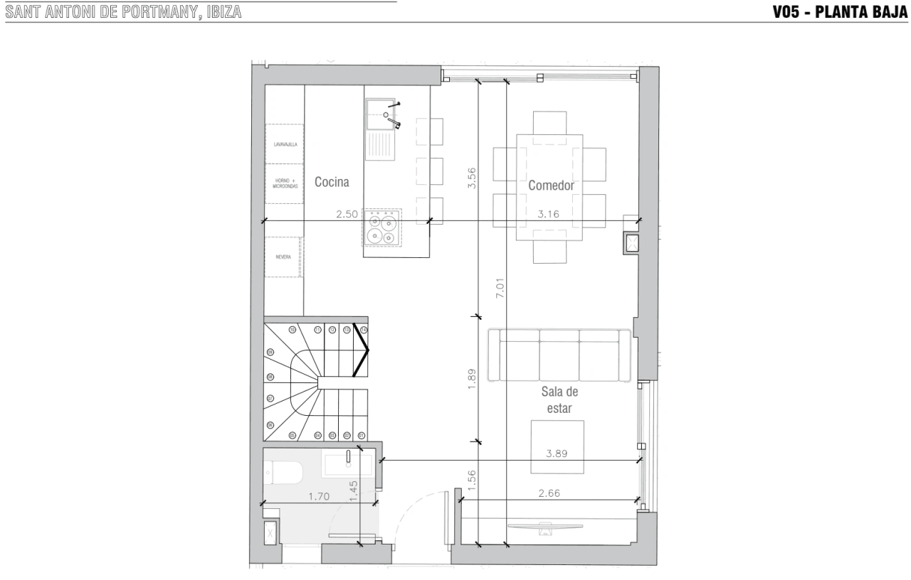 Exclusive new build semi-detached villa in Ses Païsses, Ibiza.
