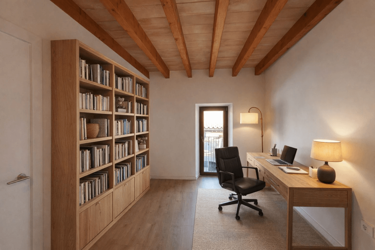 Renovated village house with pool and views of nature in Campanet