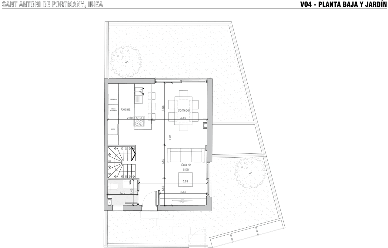 Exclusive new build townhouse in Ses Païsses, Ibiza