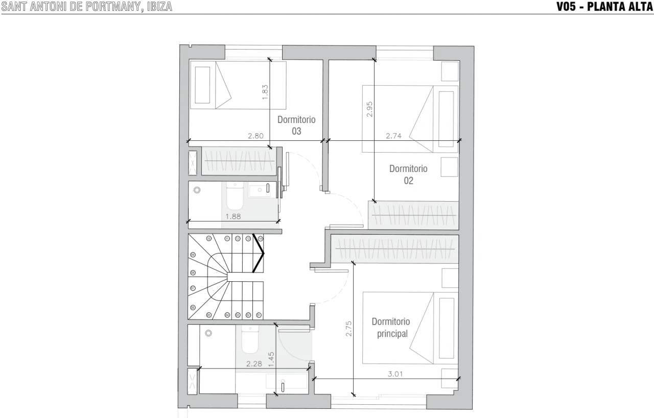 Exclusive new build semi-detached villa in Ses Païsses, Ibiza.