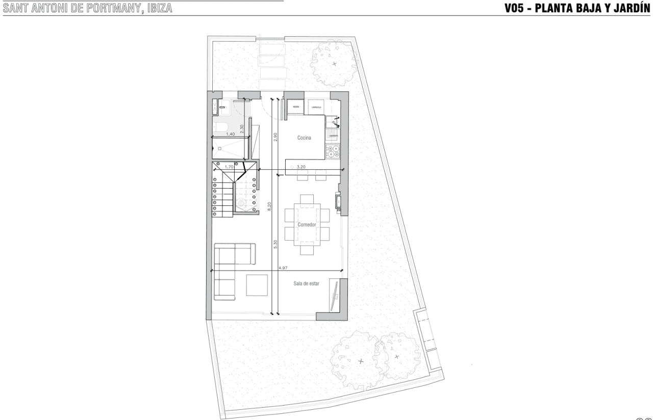Exclusive new build semi-detached villa in Ses Païsses, Ibiza.