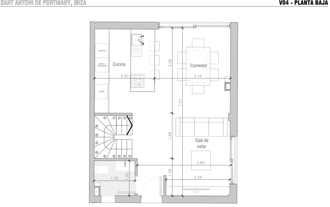 Exclusive new build townhouse in Ses Païsses, Ibiza