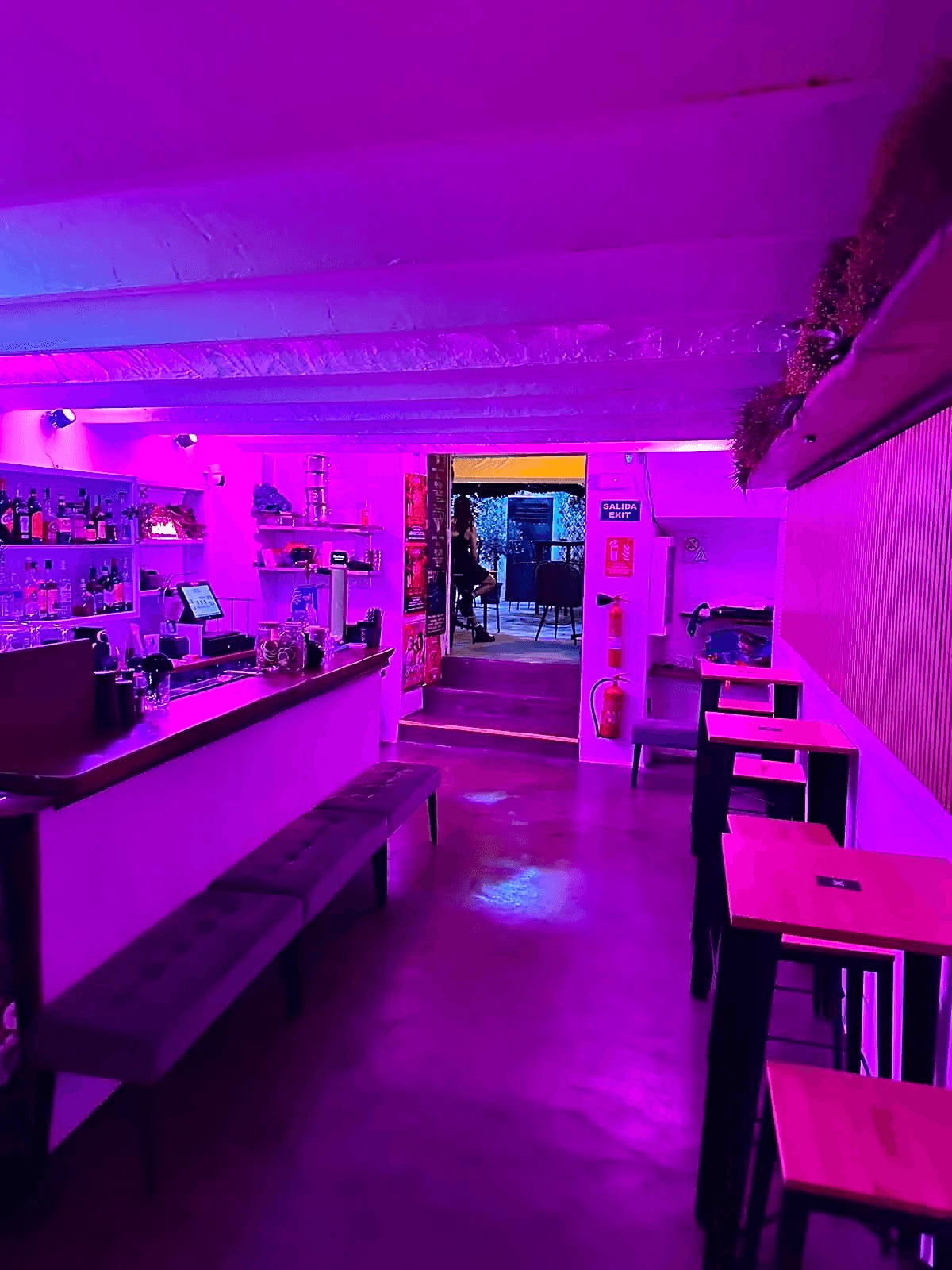 Bar for sale in the Ibiza port with terrace and license.