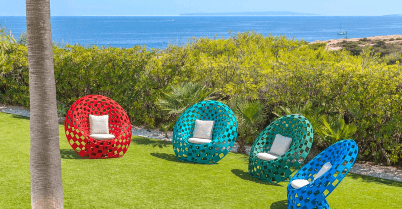 Exceptional luxury villa facing the sea with panoramic views in Cap Martinet, Ibiza.