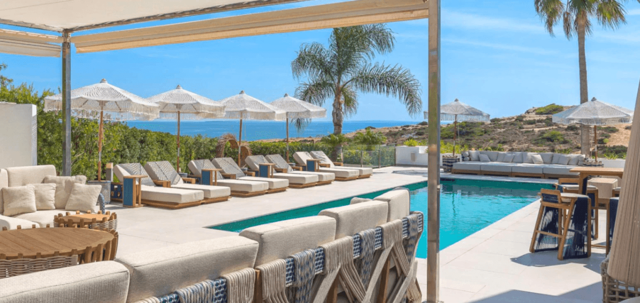 Exceptional luxury villa facing the sea with panoramic views in Cap Martinet, Ibiza.