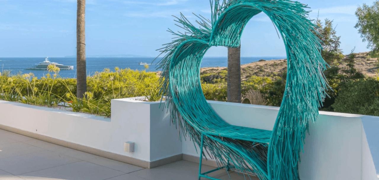 Exceptional luxury villa facing the sea with panoramic views in Cap Martinet, Ibiza.