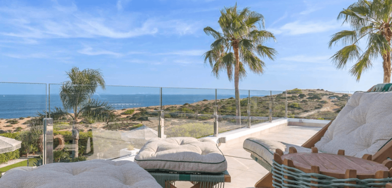 Exceptional luxury villa facing the sea with panoramic views in Cap Martinet, Ibiza.