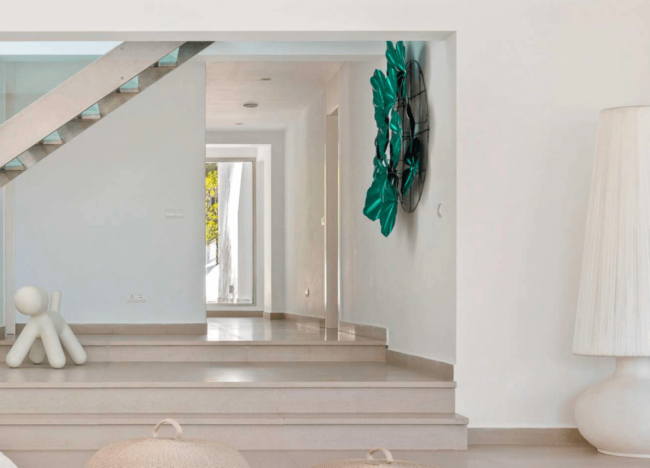 Exceptional luxury villa facing the sea with panoramic views in Cap Martinet, Ibiza.