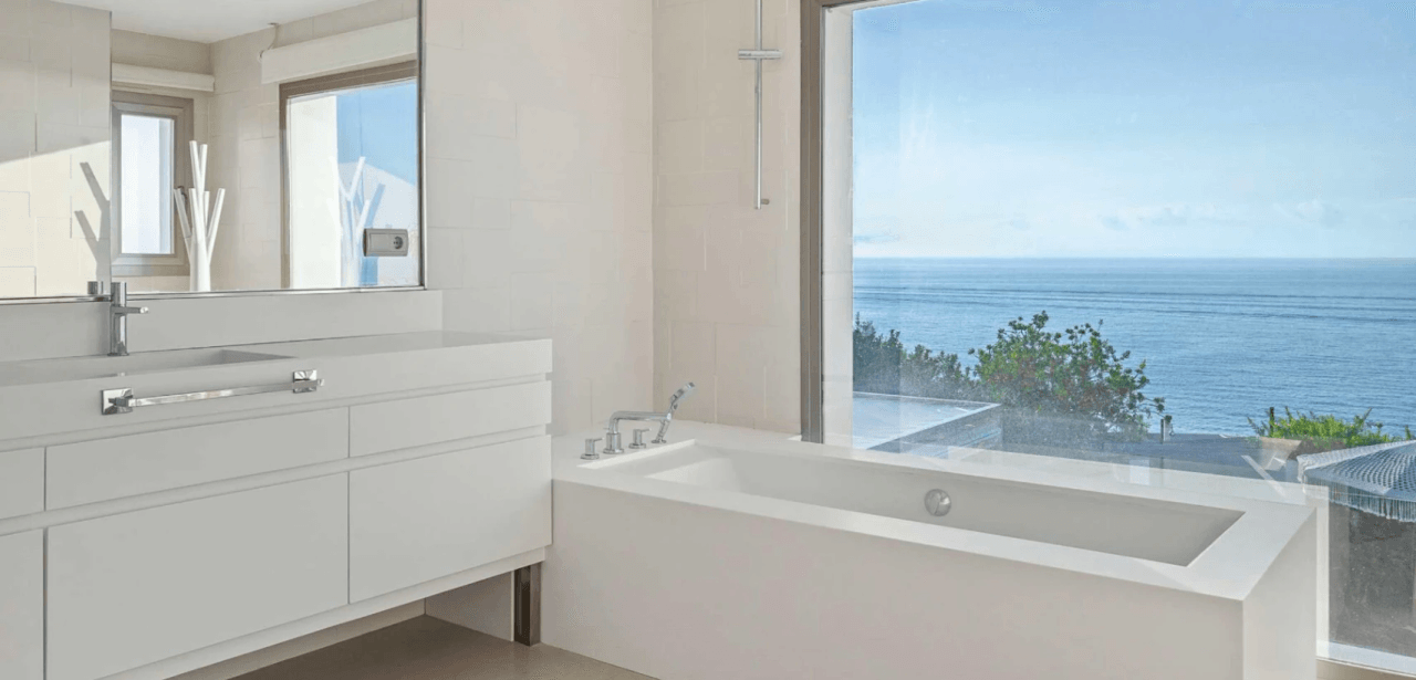 Exceptional luxury villa facing the sea with panoramic views in Cap Martinet, Ibiza.