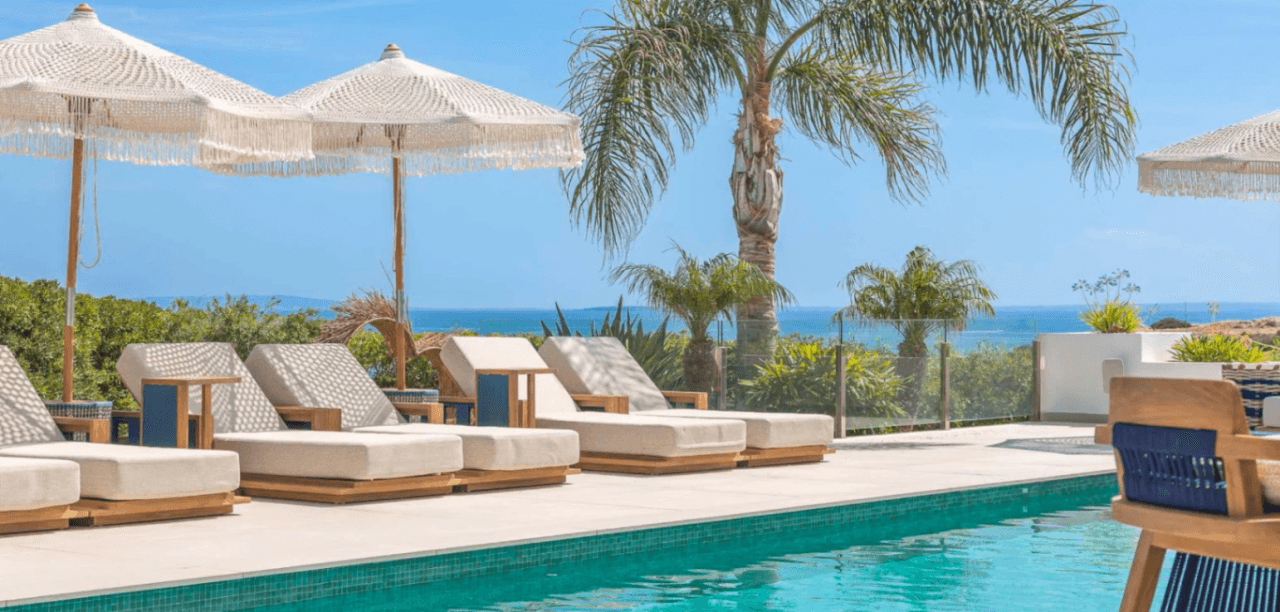 Exceptional luxury villa facing the sea with panoramic views in Cap Martinet, Ibiza.