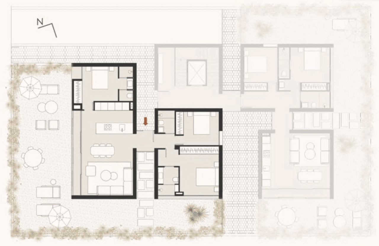 Exclusivo apartamento de obra nueva con jardín privado