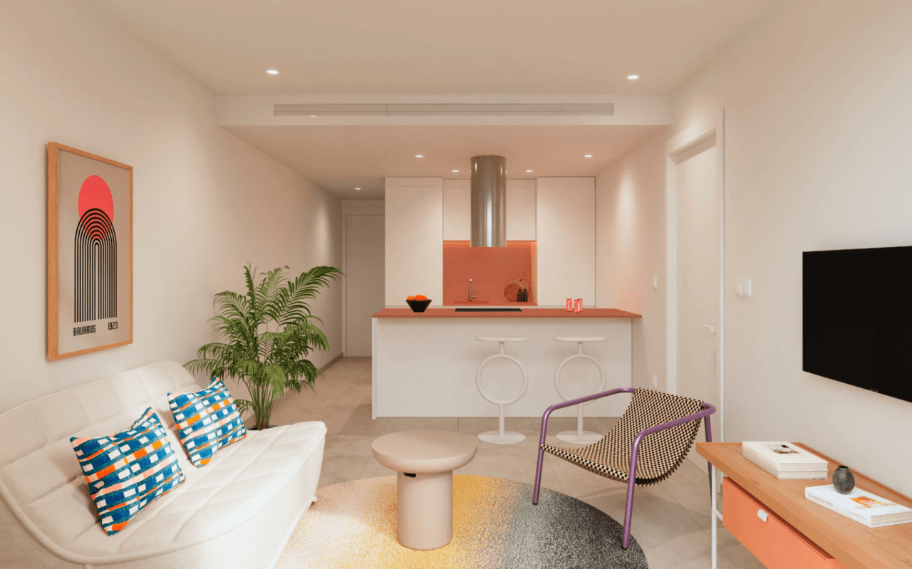 Exclusiva promoción de apartamentos de obra nueva con vistas al mar y naturaleza